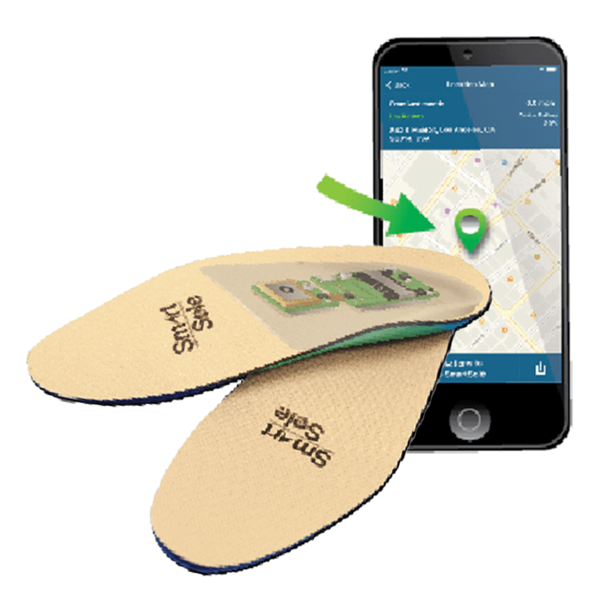 GPS SmartSole for wanderers